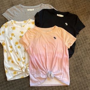 Abercrombie kids size 9/10 bundle of 4 tees